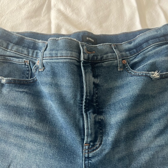 Express Straight Ankle Jeans, Size 14 Long - Picture 4 of 6